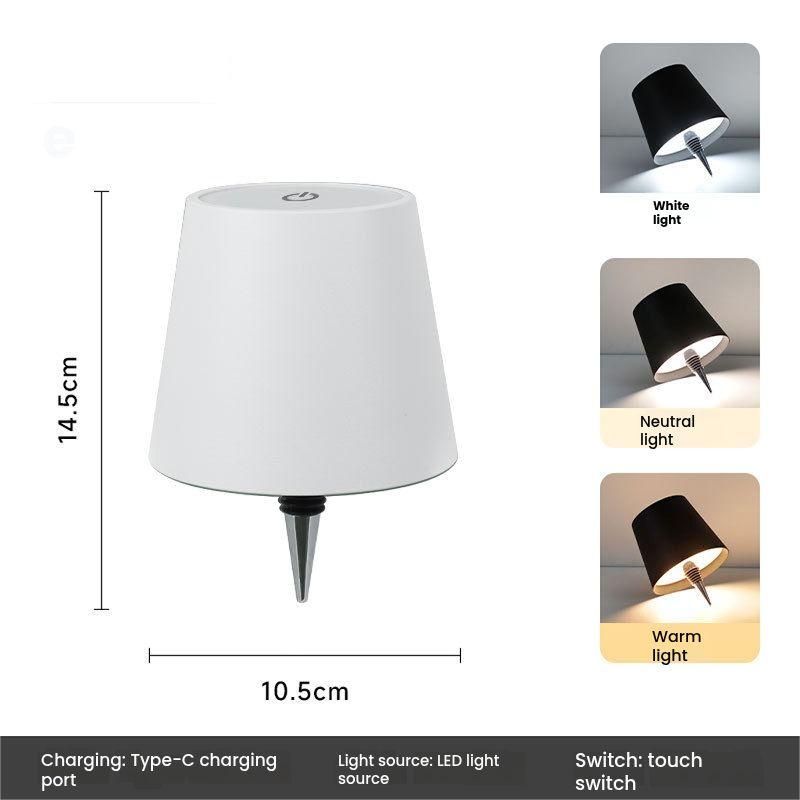 LED Rechargeable Bottle Insert Night Light - Versatile Wine Bottle Lamp