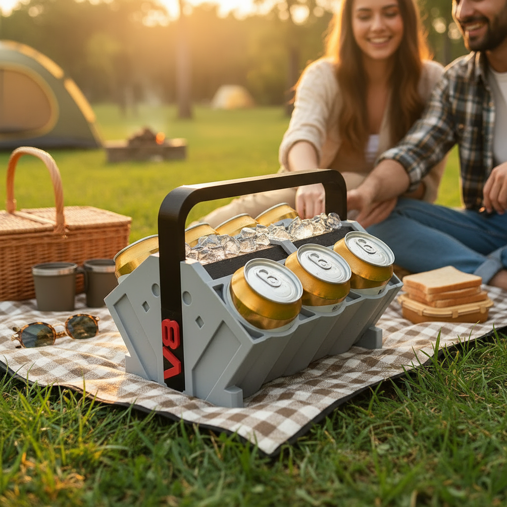 V8/V6 Engine Drink Cooler Bucket - Ultimate Party Ice Holder