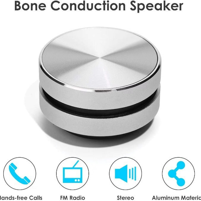 Magnetic Portable Bone Conduction Stereo Speaker - Compact Bluetooth Resonator