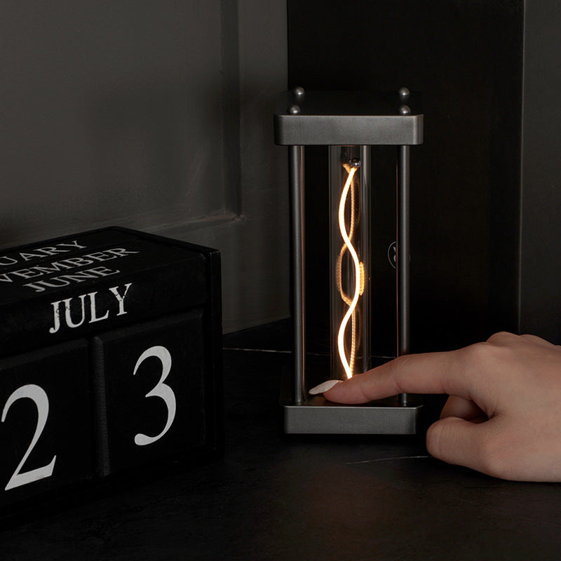 Rechargeable Square LED Night Light - Ambient Bedroom Lamp