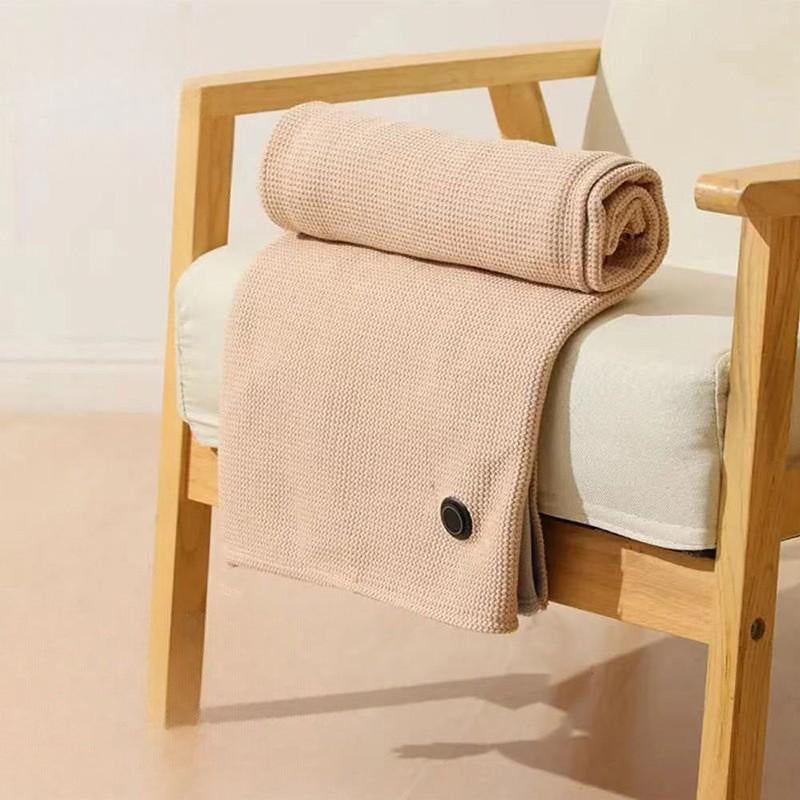 Heated Graphene Shoulder Wrap Blanket – 3-Gear USB Heated Shawl for Car, Outdoor Camping, Office & Home