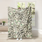 Dollar Blanket - The Ultimate Dream Blanket for Sleeping on Money