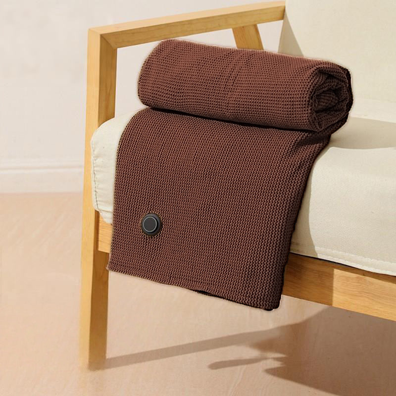 Heated Graphene Shoulder Wrap Blanket – 3-Gear USB Heated Shawl for Car, Outdoor Camping, Office & Home