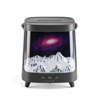 Galaxy Aromatherapy Diffuser with Simulated Flame – USB Humidifier & Color-Changing Mist Maker