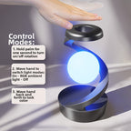 Rotating Levitating LED Desk Lamp with Wireless Charging