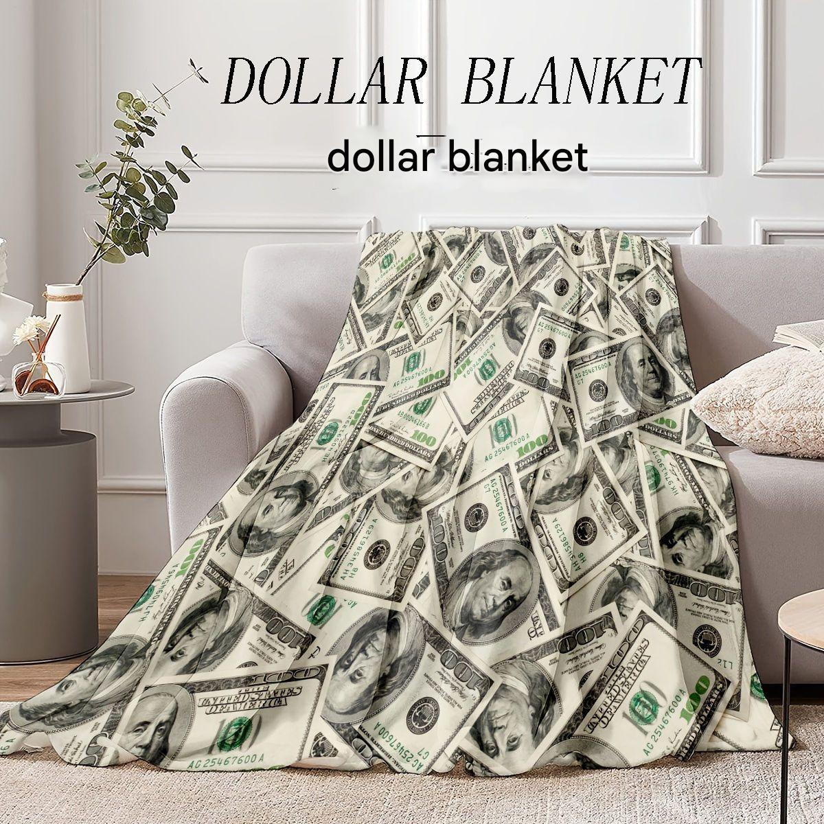 Dollar Blanket - The Ultimate Dream Blanket for Sleeping on Money