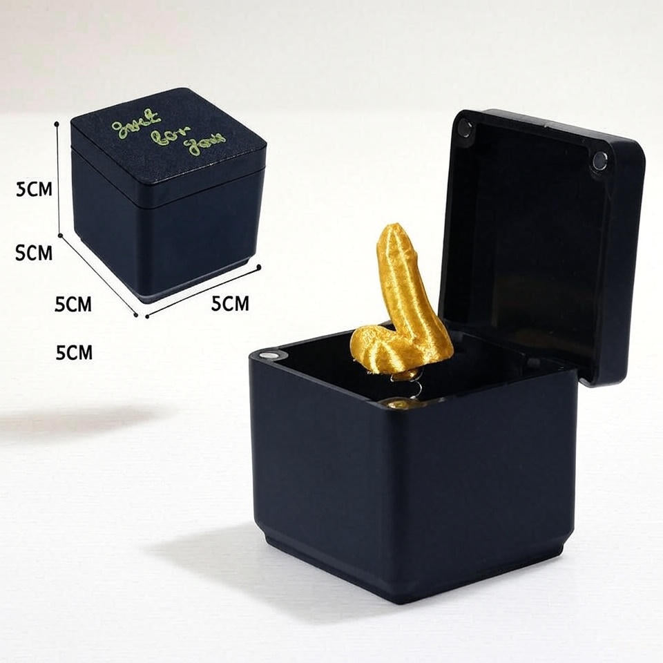 Middle Finger Prank Gift Box – Christmas Edition | Hilarious Spring-Loaded Troll Surprise