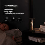 Rechargeable Square LED Night Light - Ambient Bedroom Lamp
