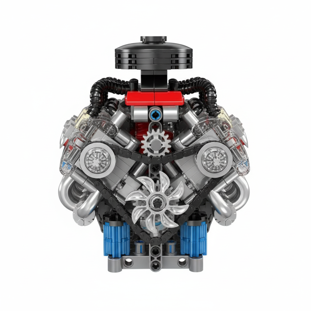Engine 1:8 Scale Motorized Building Kit