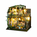 Darcy Flower House DIY Miniature Dollhouse Kit