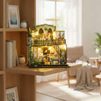 Darcy Flower House DIY Miniature Dollhouse Kit