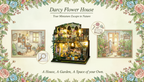 Darcy Flower House DIY Miniature Dollhouse Kit