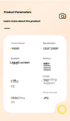 Y4000 Mini Digital Camera - Portable Vlog & Photo Companion