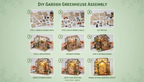 Jenny's Greenhouse DIY Miniature Dollhouse Kit