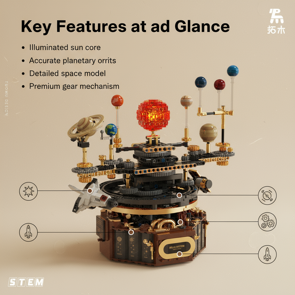 STEM Solar System Electric Planetarium T2004 - Bring the Universe Home