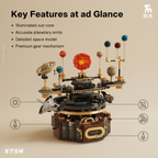 STEM Solar System Electric Planetarium T2004 - Bring the Universe Home