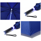 LED Illuminated Lace Umbrella - Glowing Night Safety Rain Umbrella