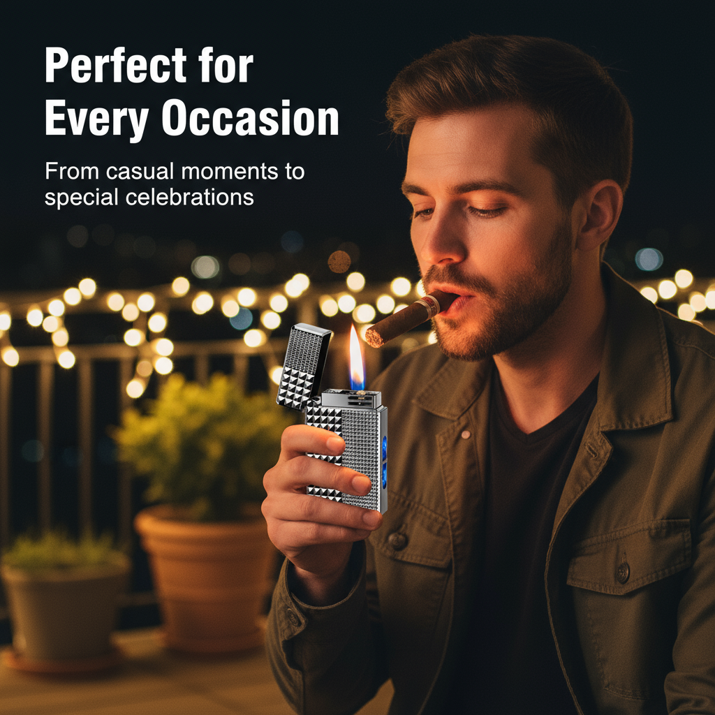 Black Tech Smart Voice-Controlled Lighter