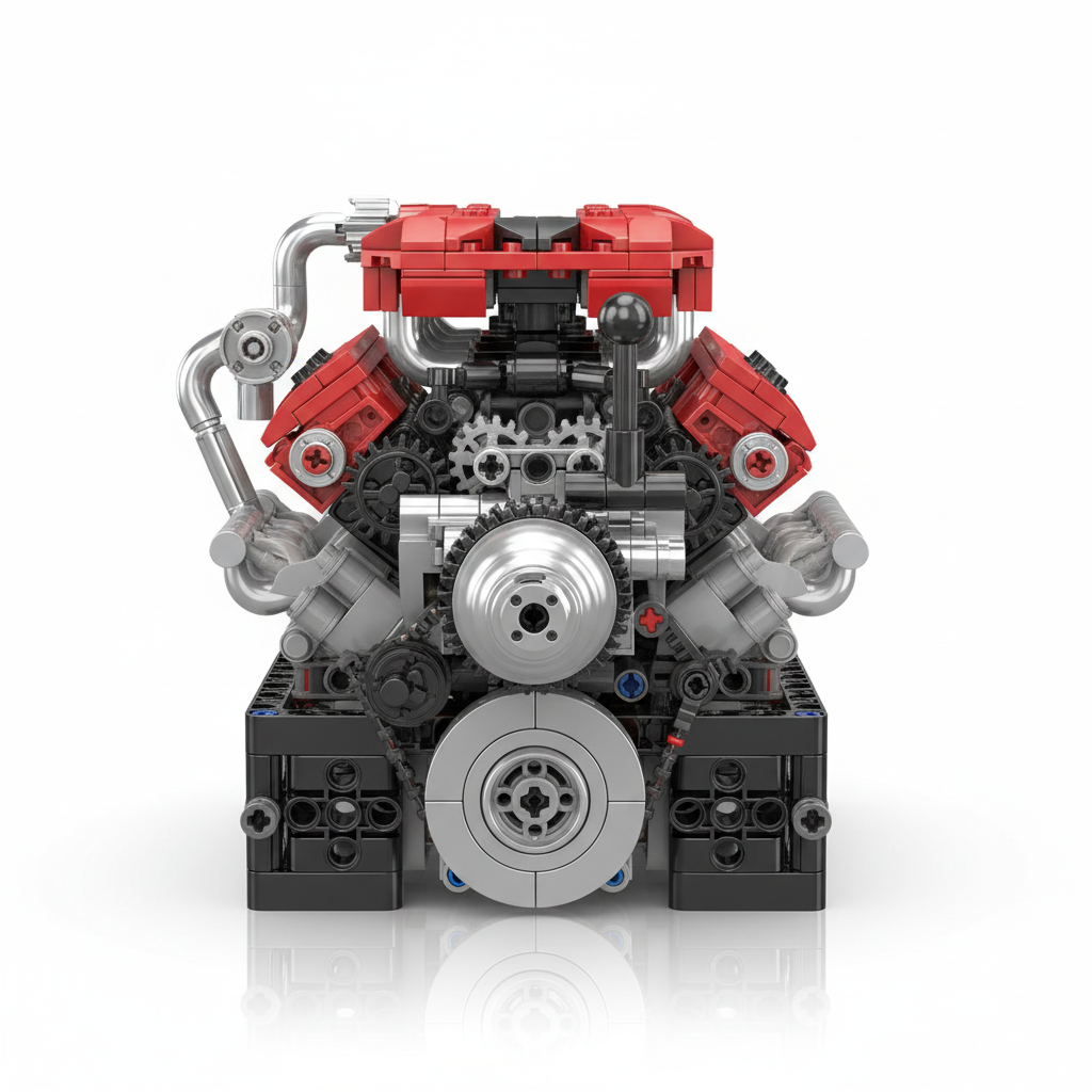 Engine 1:8 Scale Motorized Building Kit