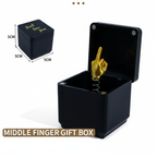 Middle Finger Prank Gift Box – Christmas Edition | Hilarious Spring-Loaded Troll Surprise