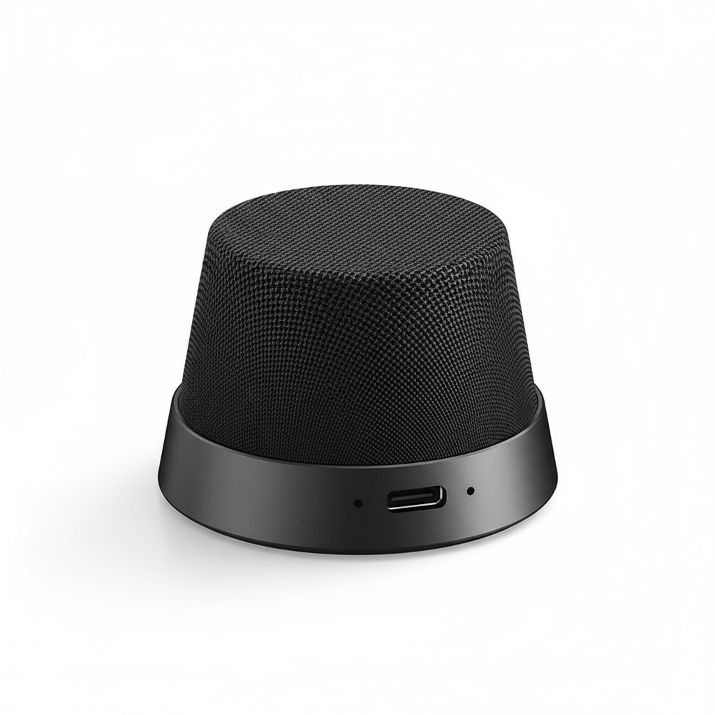 Magnetic Wireless Bluetooth Speaker with Phone Stand – Mini Portable Outdoor Waterproof Subwoofer Puck