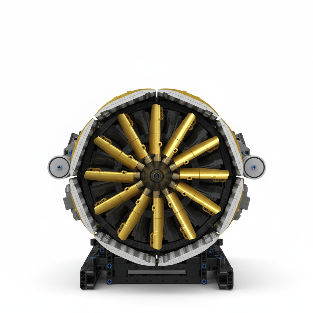 Engine 1:8 Scale Motorized Building Kit