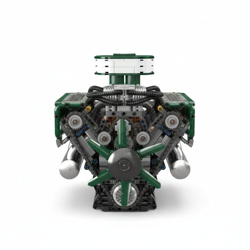 Engine 1:8 Scale Motorized Building Kit