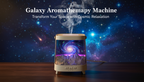 Galaxy Aromatherapy Diffuser with Simulated Flame – USB Humidifier & Color-Changing Mist Maker