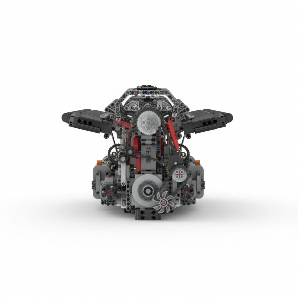 Engine 1:8 Scale Motorized Building Kit