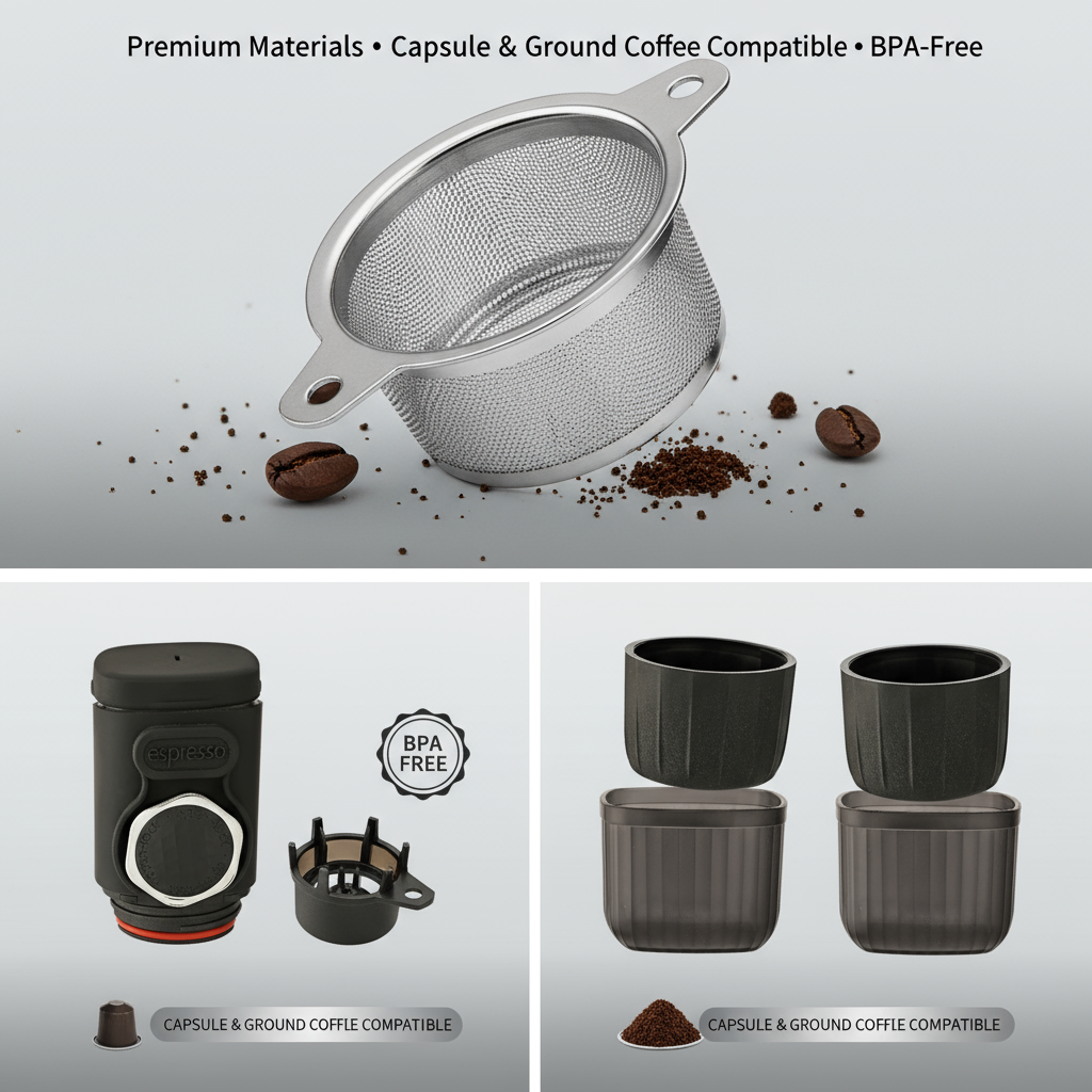 Espresso Portable Hand-Press Coffee Maker