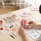 Dream Bottle DIY Miniature Magic House Kit – Enchanted Wizard's Loft & Sakura Scenery