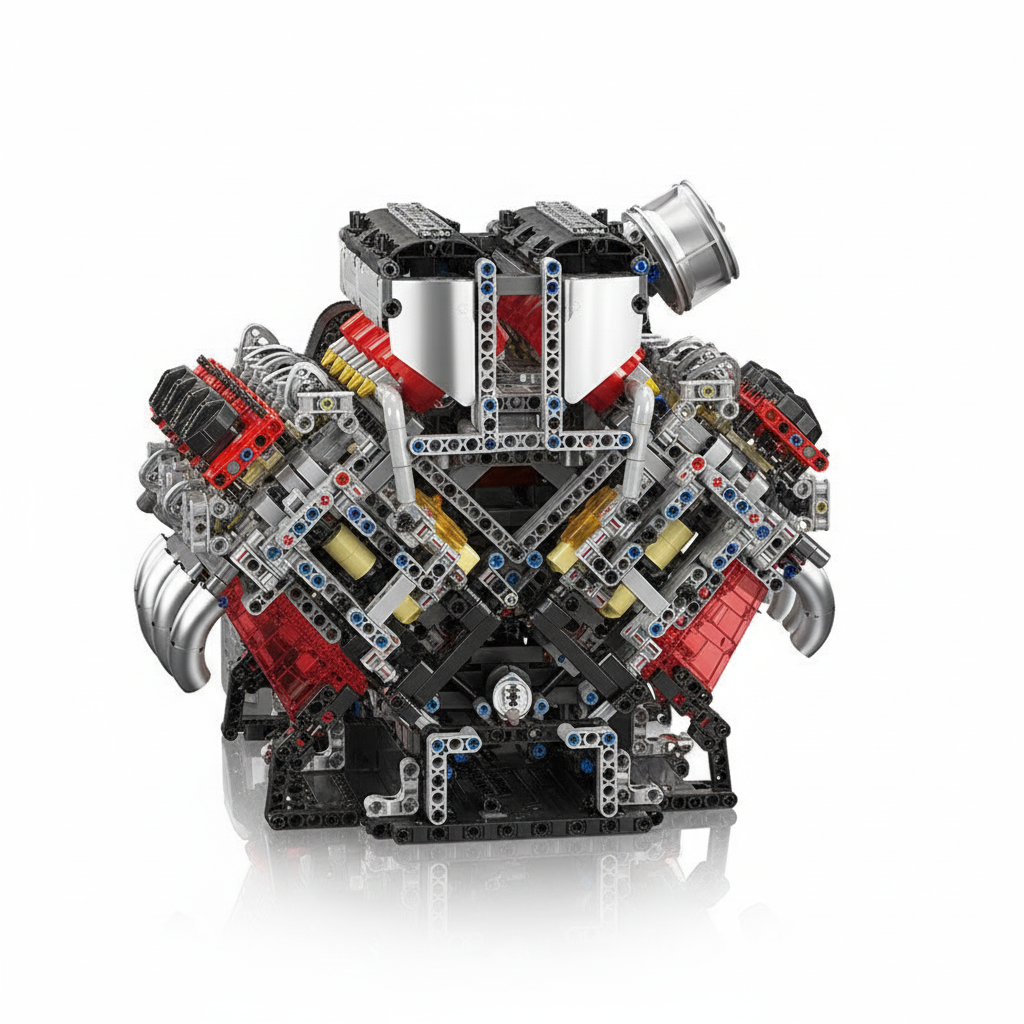 Engine 1:8 Scale Motorized Building Kit