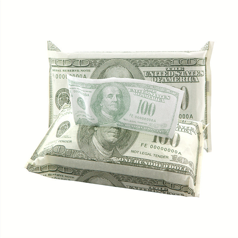 Dollar Bill Paper Towels - The Luxury Experience of Wiping with Hundred Dollar Bills!