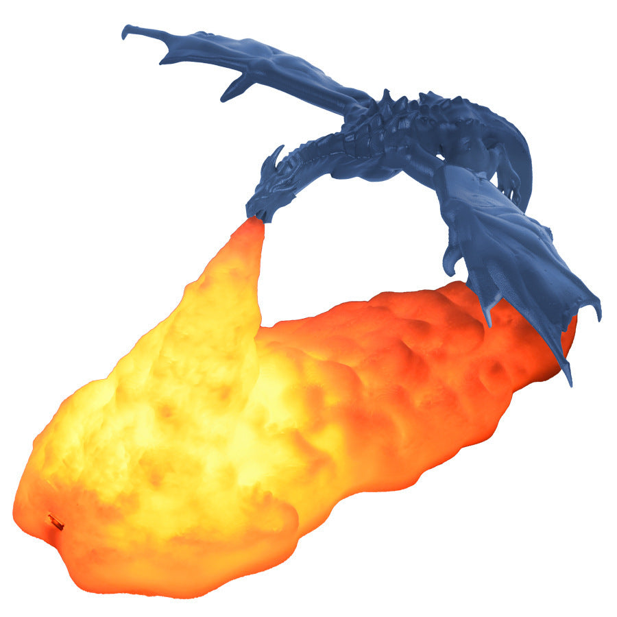 3D Fire Dragon Lamp - Ignite Your Game of Thrones Dreams!