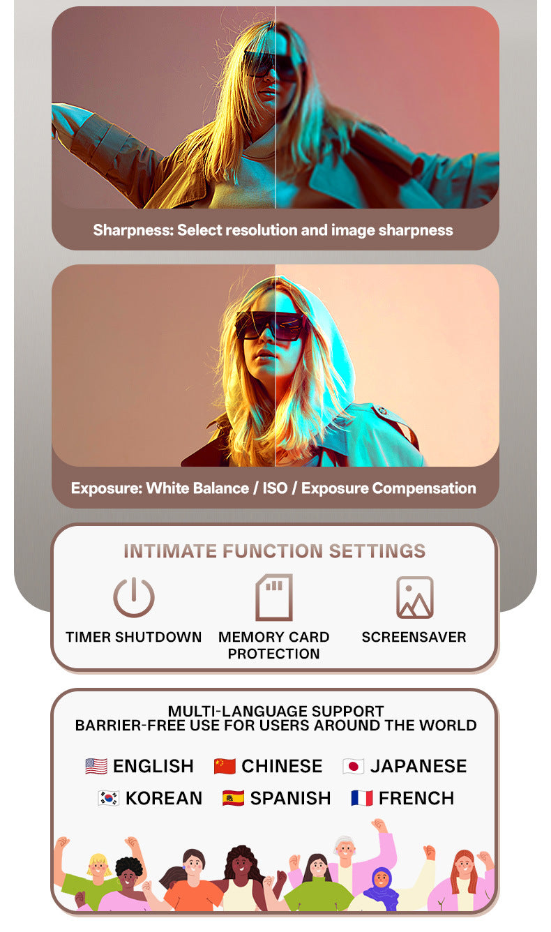 Y6000 Retro Mini Digital Camera - Vintage-Style HD Pocket Photographer