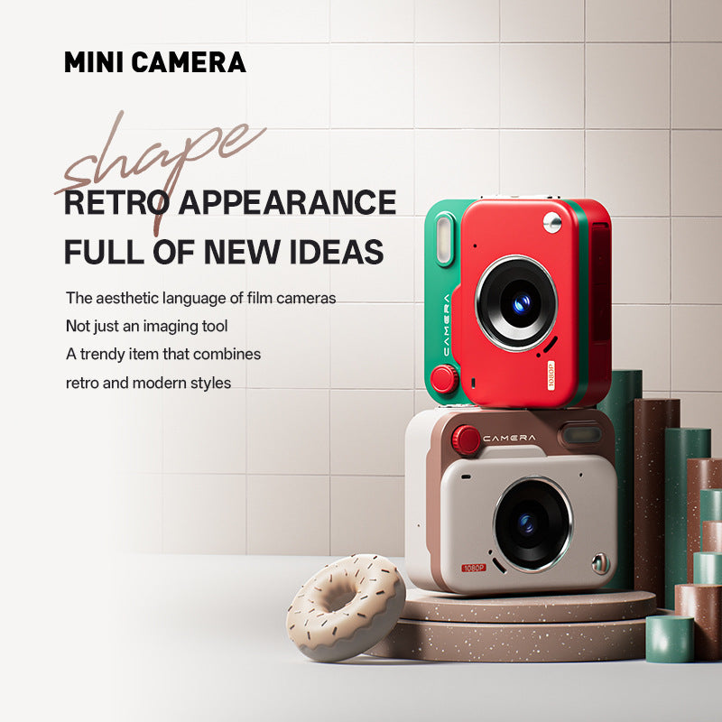 Y6000 Retro Mini Digital Camera - Vintage-Style HD Pocket Photographer