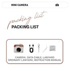 Y6000 Retro Mini Digital Camera - Vintage-Style HD Pocket Photographer