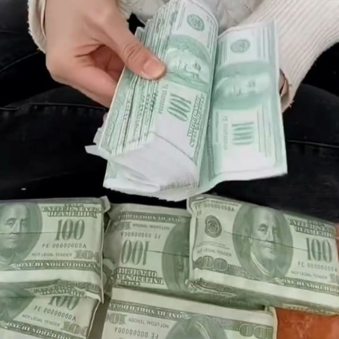 Dollar Bill Paper Towels - The Luxury Experience of Wiping with Hundred Dollar Bills!