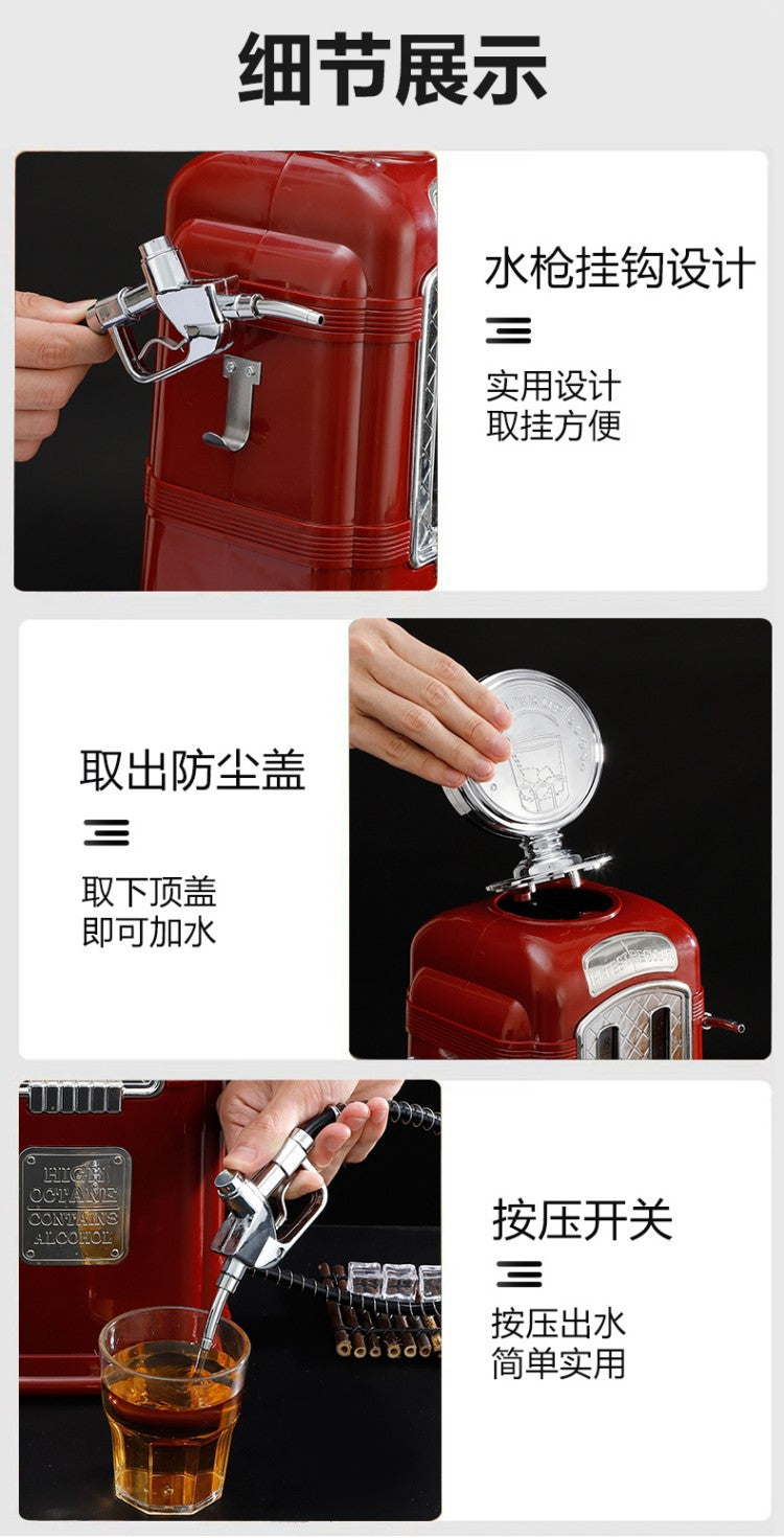 Vintage Dual Dispenser Gas Station Alcohol Cannon