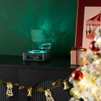 Nordic Wind Bluetooth Speaker & Record Player with White Noise & Ambient Light