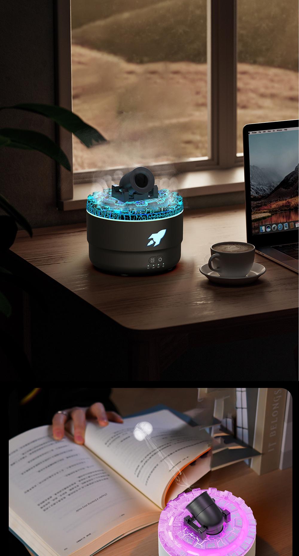 Ultrasonic RGB Humidifier - Your Personal Atmosphere Creator!