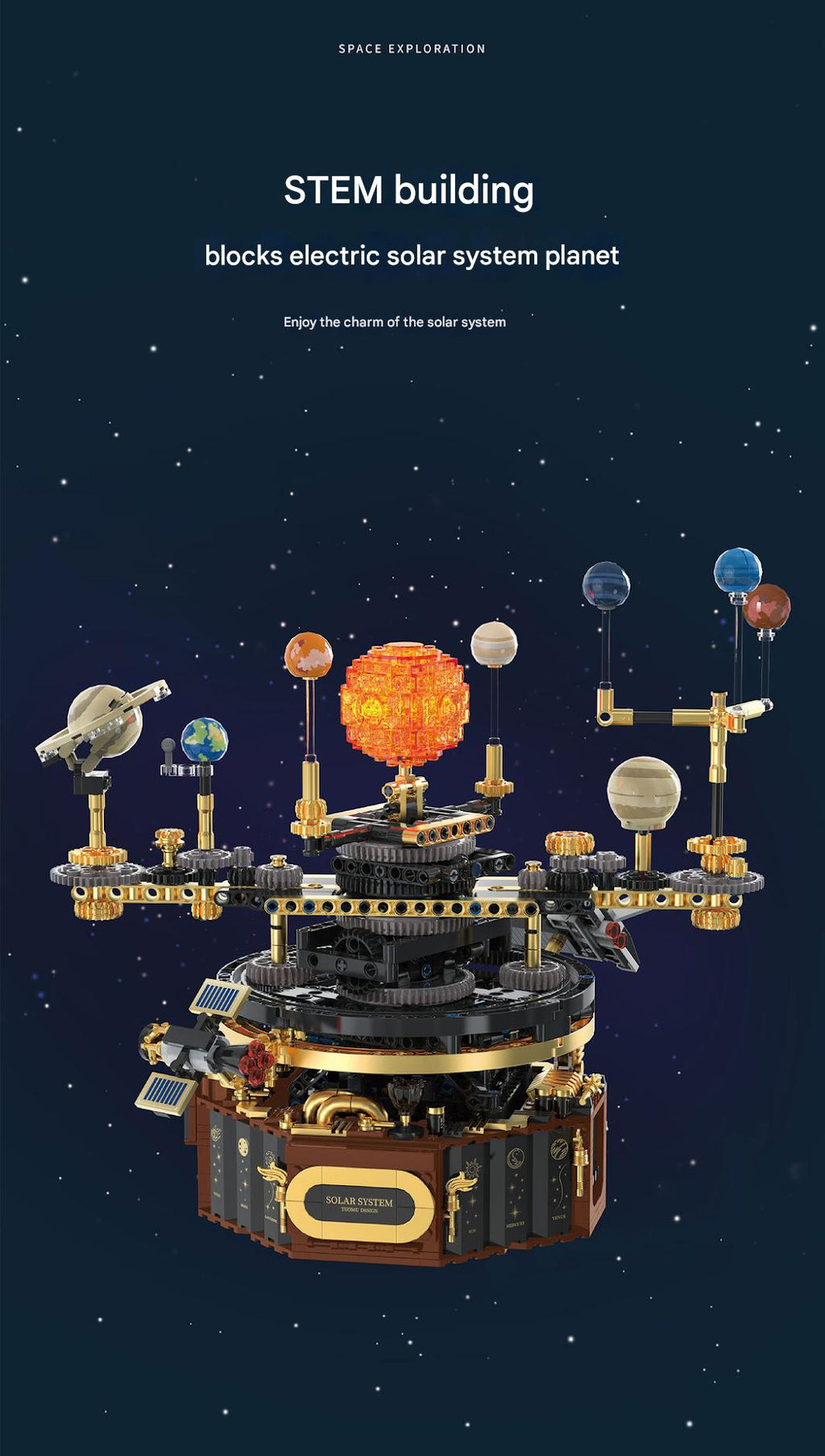 STEM Solar System Electric Planetarium T2004 - Bring the Universe Home