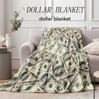 Dollar Blanket - The Ultimate Dream Blanket for Sleeping on Money